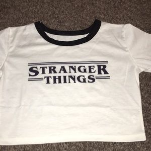 STRANGER THINGS CROP TOP